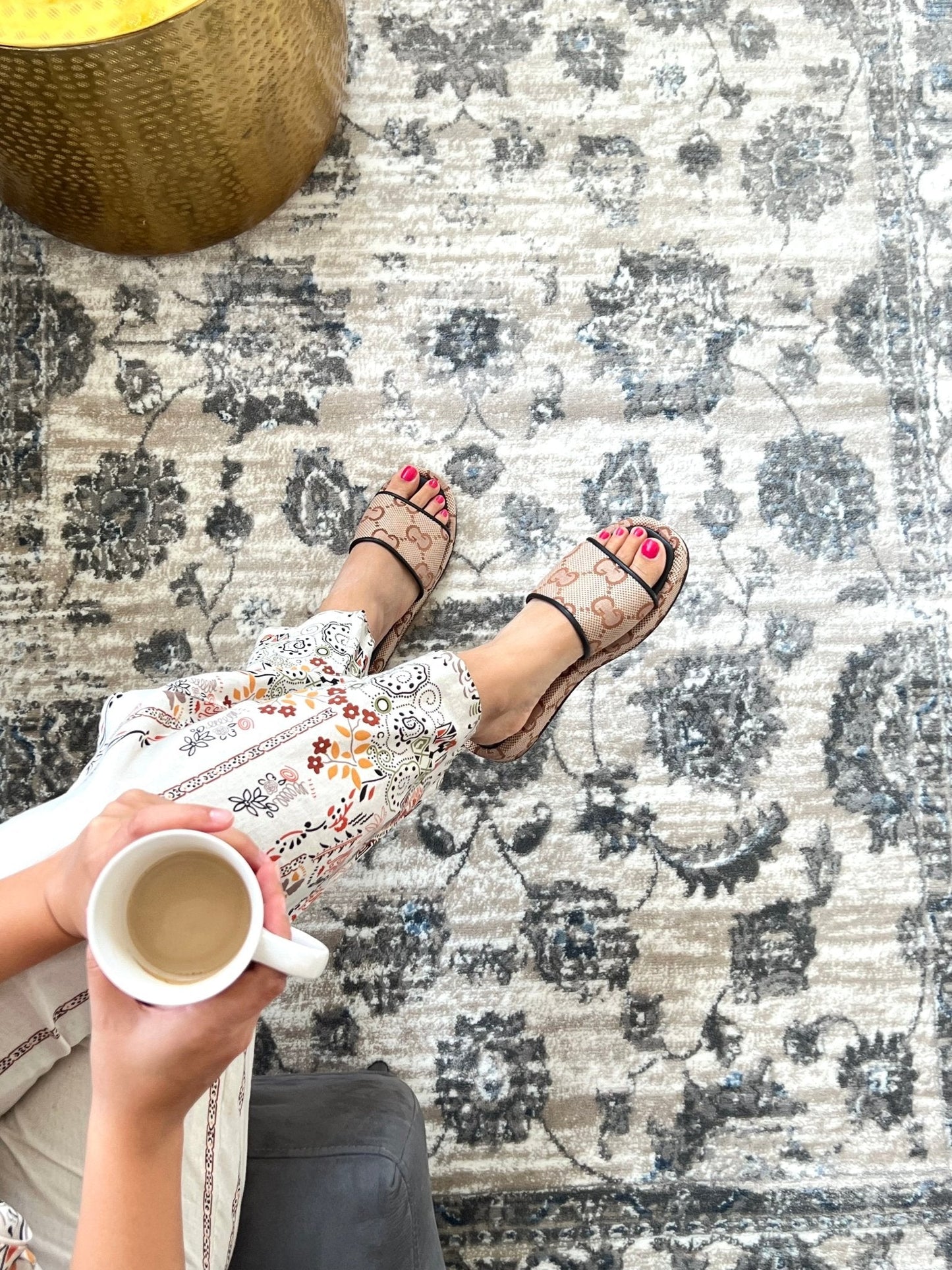 Canvello Area Rugs Premium Rugs for Living Room, Bedroom, Home Dining, Ivory, Grey, Beige