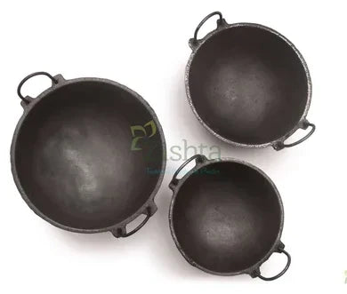 Cast Iron Kadai Combo