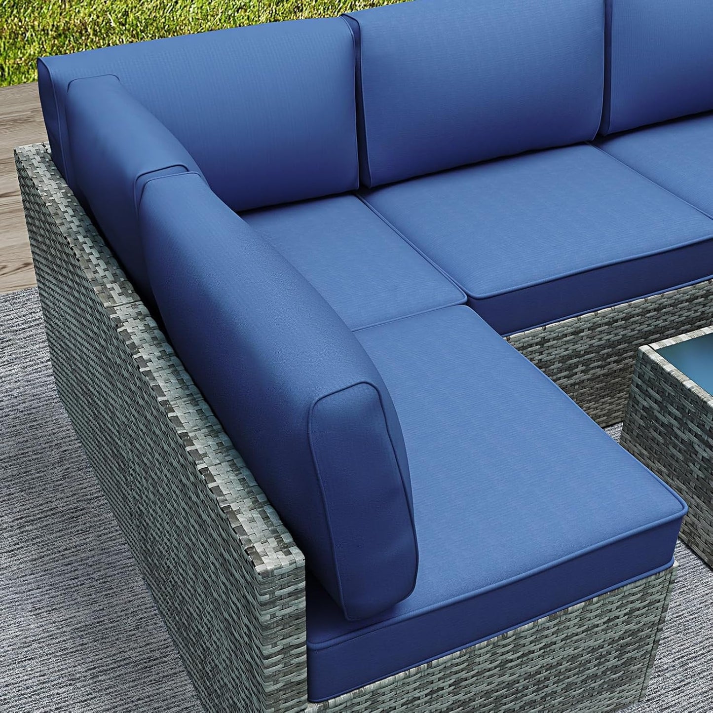 Water-Resistant Outdoor Cushions for Patio Furniture Sets