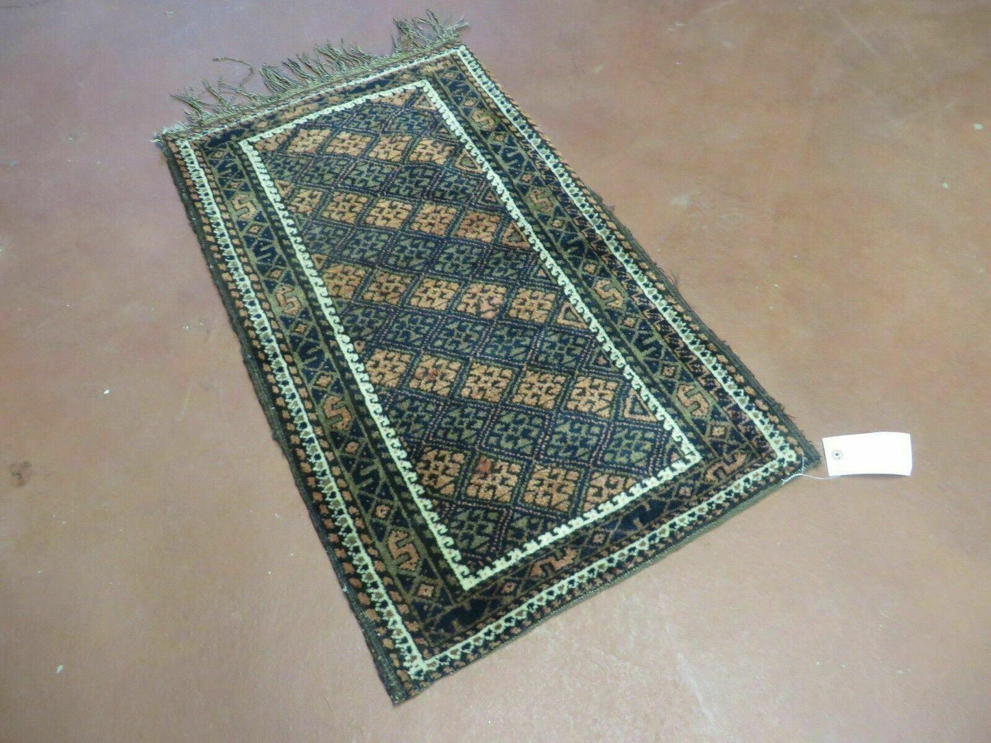 2' X 3' Antique Handmade Pakistani Bokhara Turkoman Balouchi Wool Rug Mat Nice-1