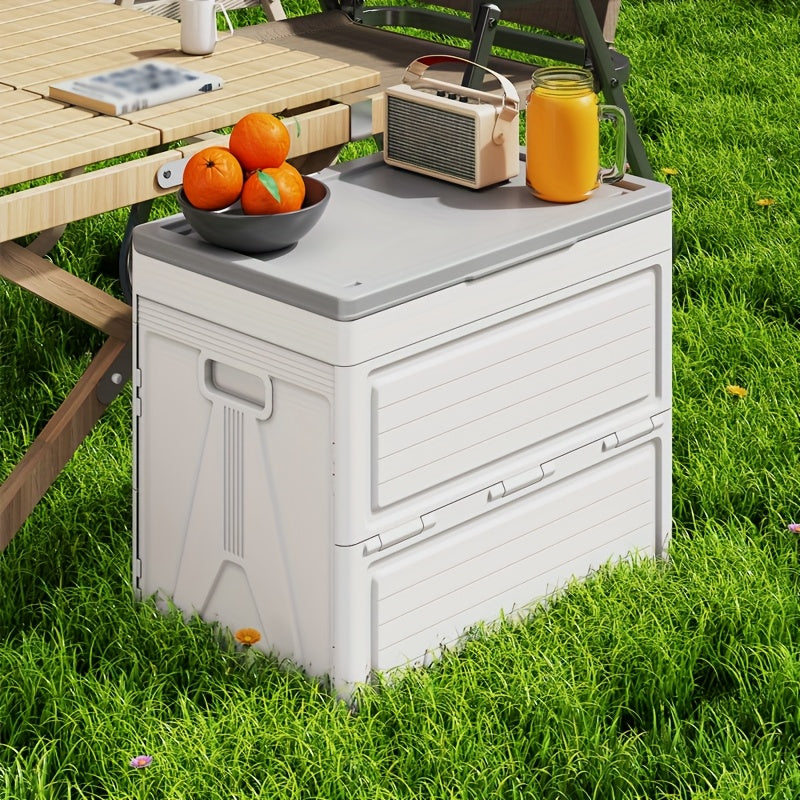 Outdoor Foldable Storage Box with Wheels