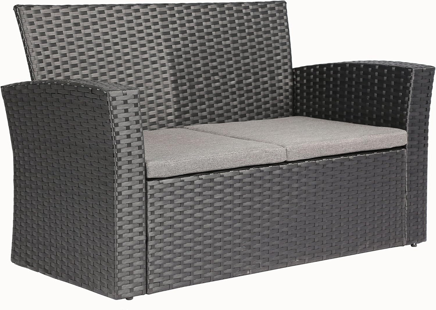 Outdoor Wicker Patio Furniture Set with Comfortable Cushions