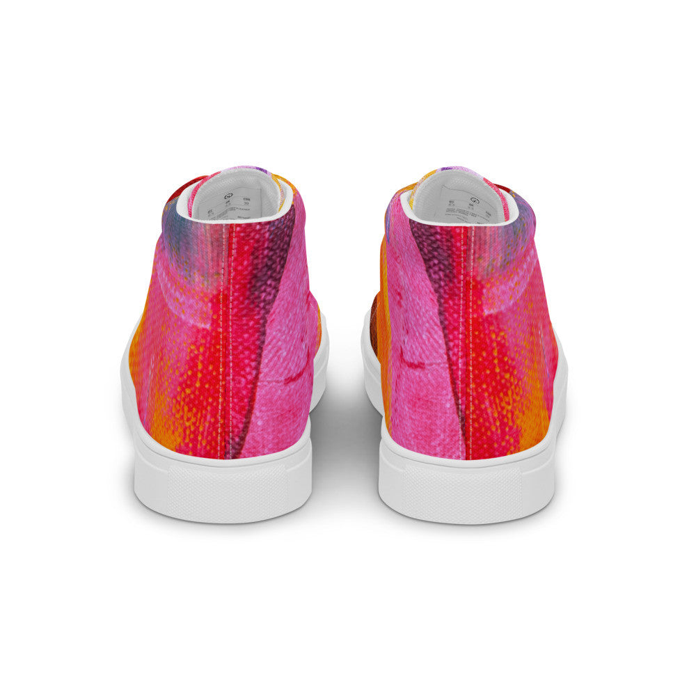 Gianneli Colours Handmade Women’s High Top Canvas Shoes