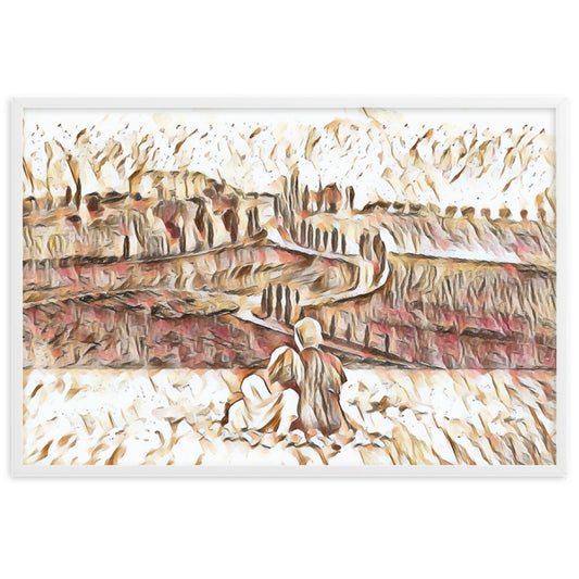 SEEING THE DAWN THROUGH THE DREAM SUPERIOR Framed Poster