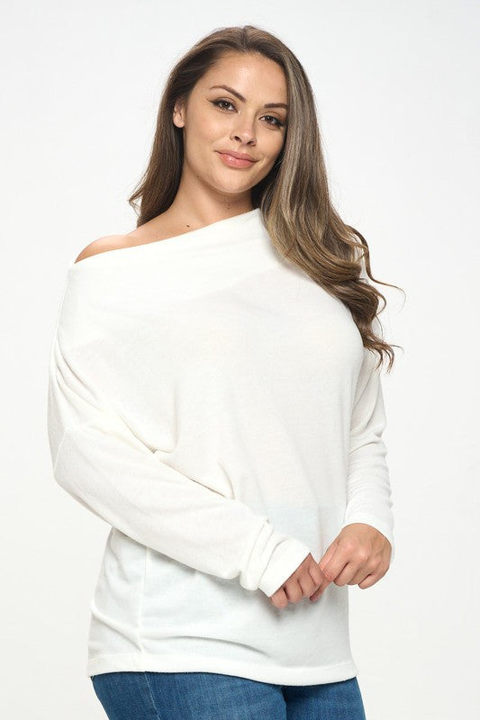 Ivory Off the Shoulder Top