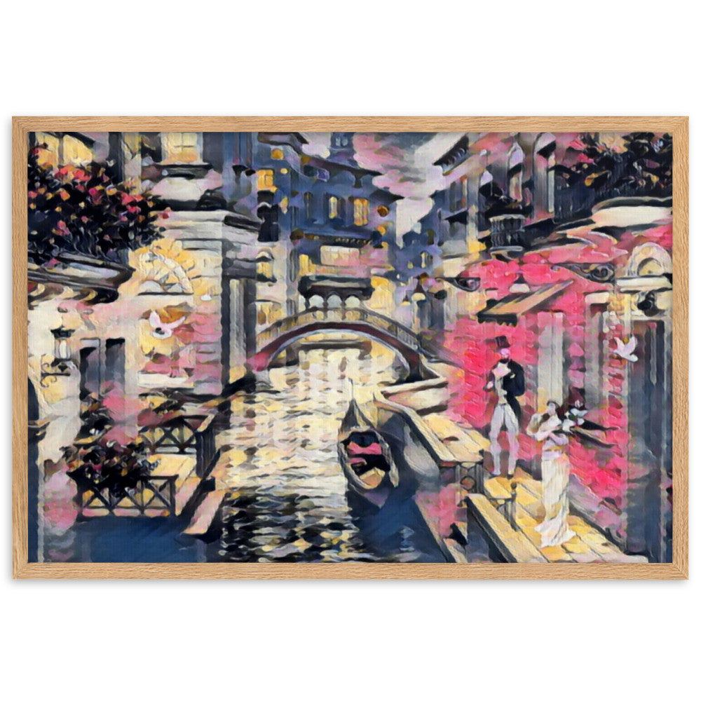 Questo è il mio porto e tu il suo cuore Premium Framed Poster-0