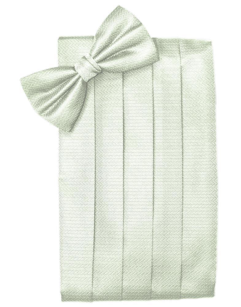 Set Herringbone Cummerbund & Bow Tie-34