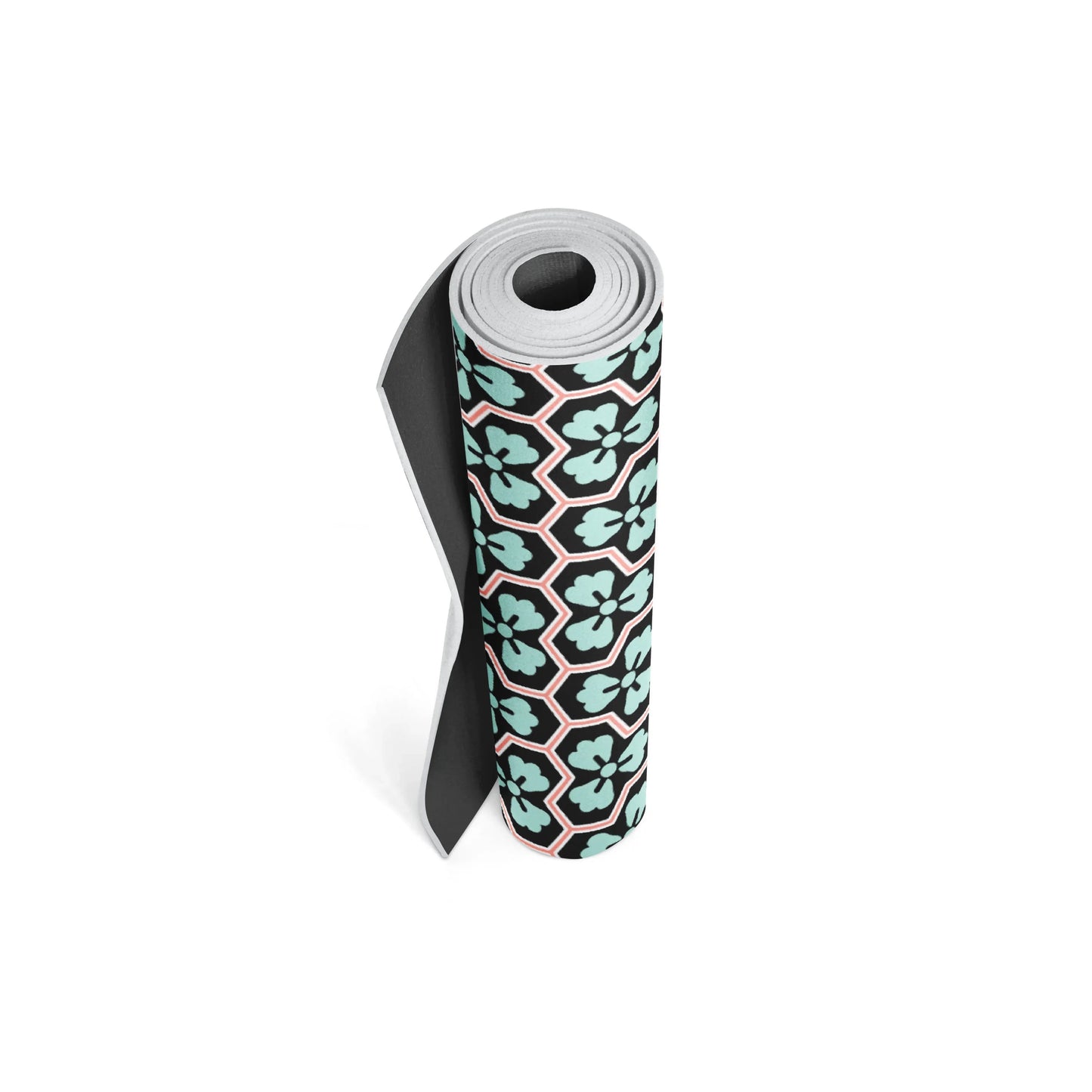 Yoga Mat | 6mm Thick | Black | Non-Slip | Eco Friendly | Yune Yoga | Crow-4