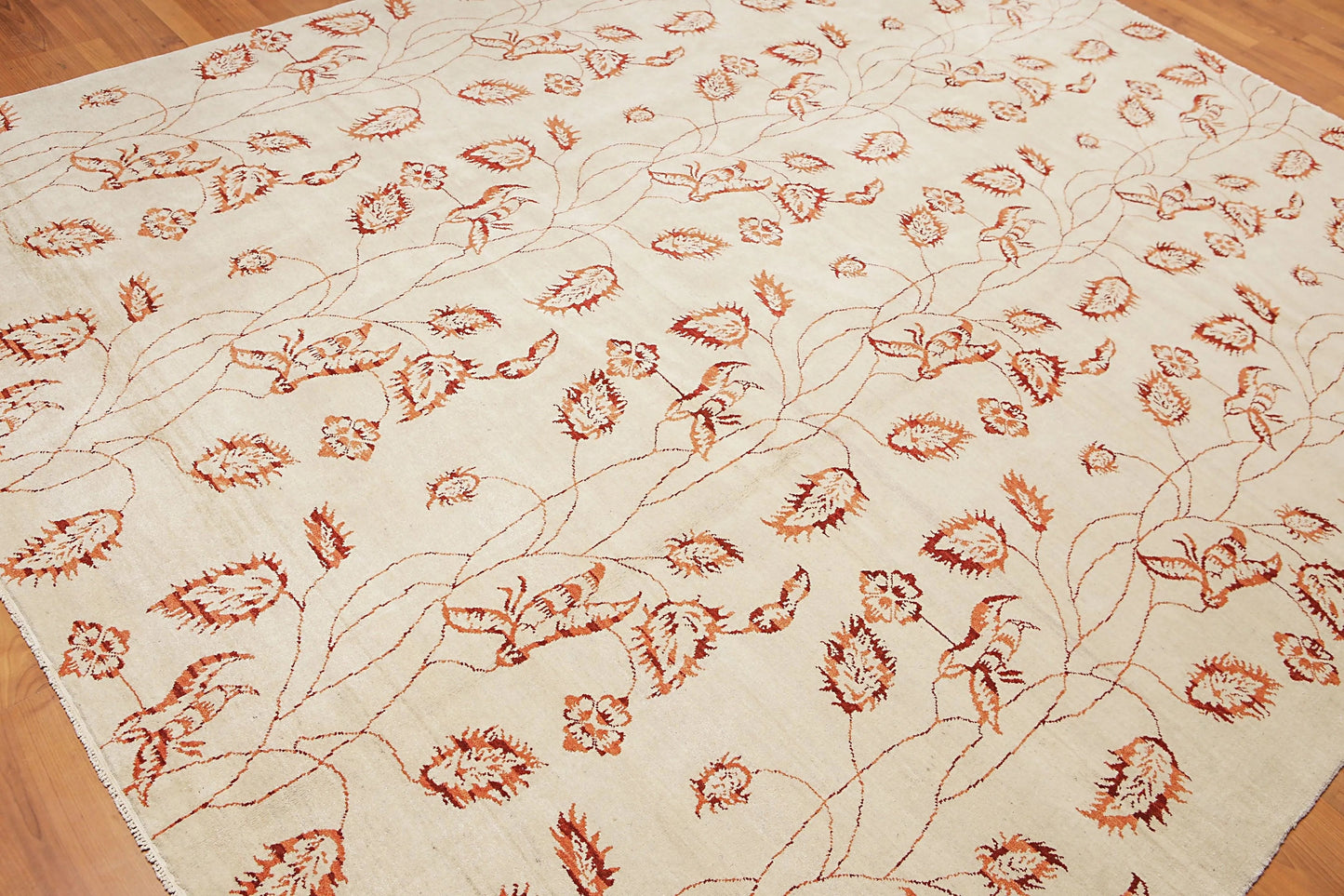 8' x 10' Hand Knotted Vegetable Dyes Oriental Area rug Beige-4