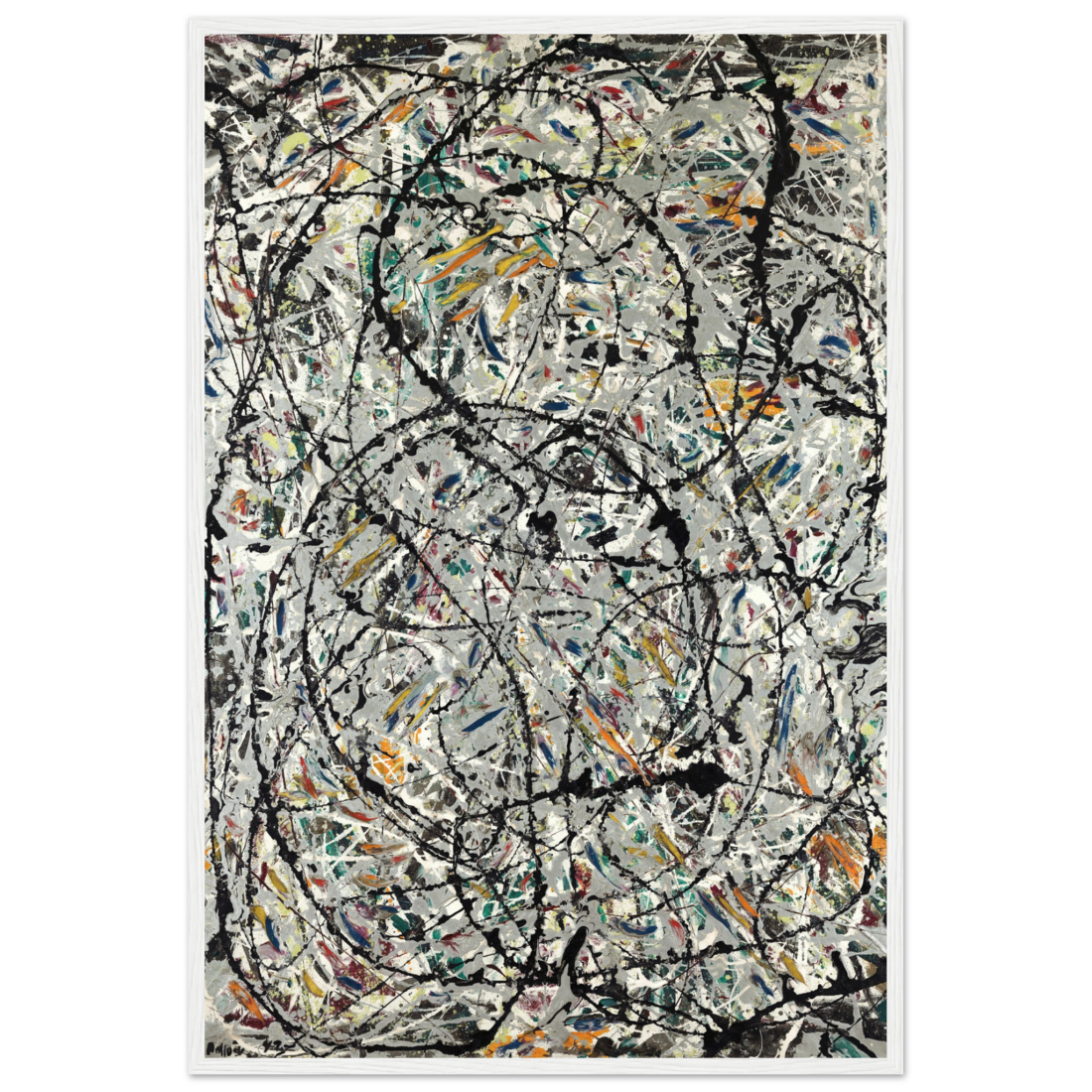 Pollock - Watery Paths 1947 Artwork Poster