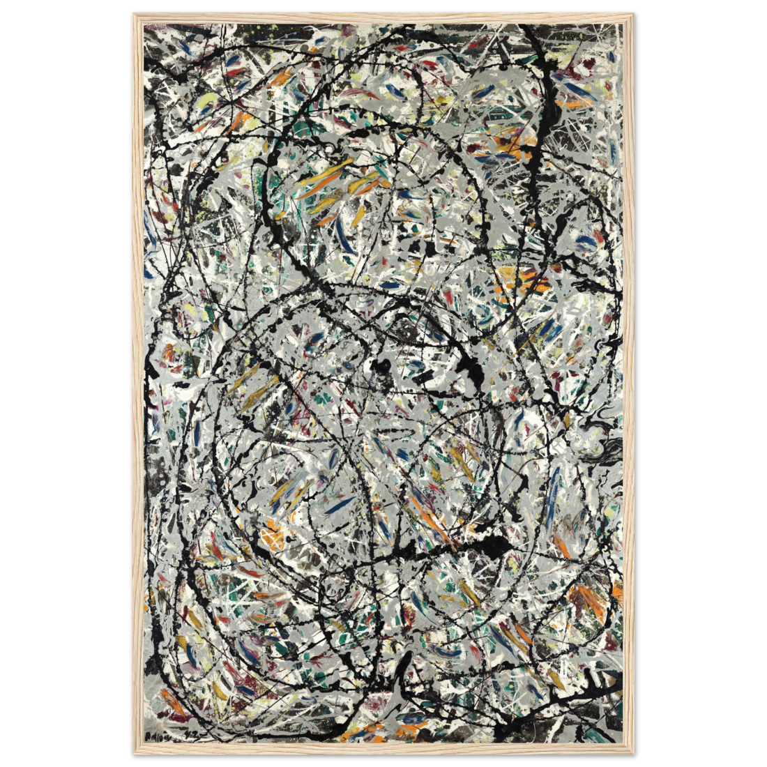 Pollock - Watery Paths 1947 Artwork Poster