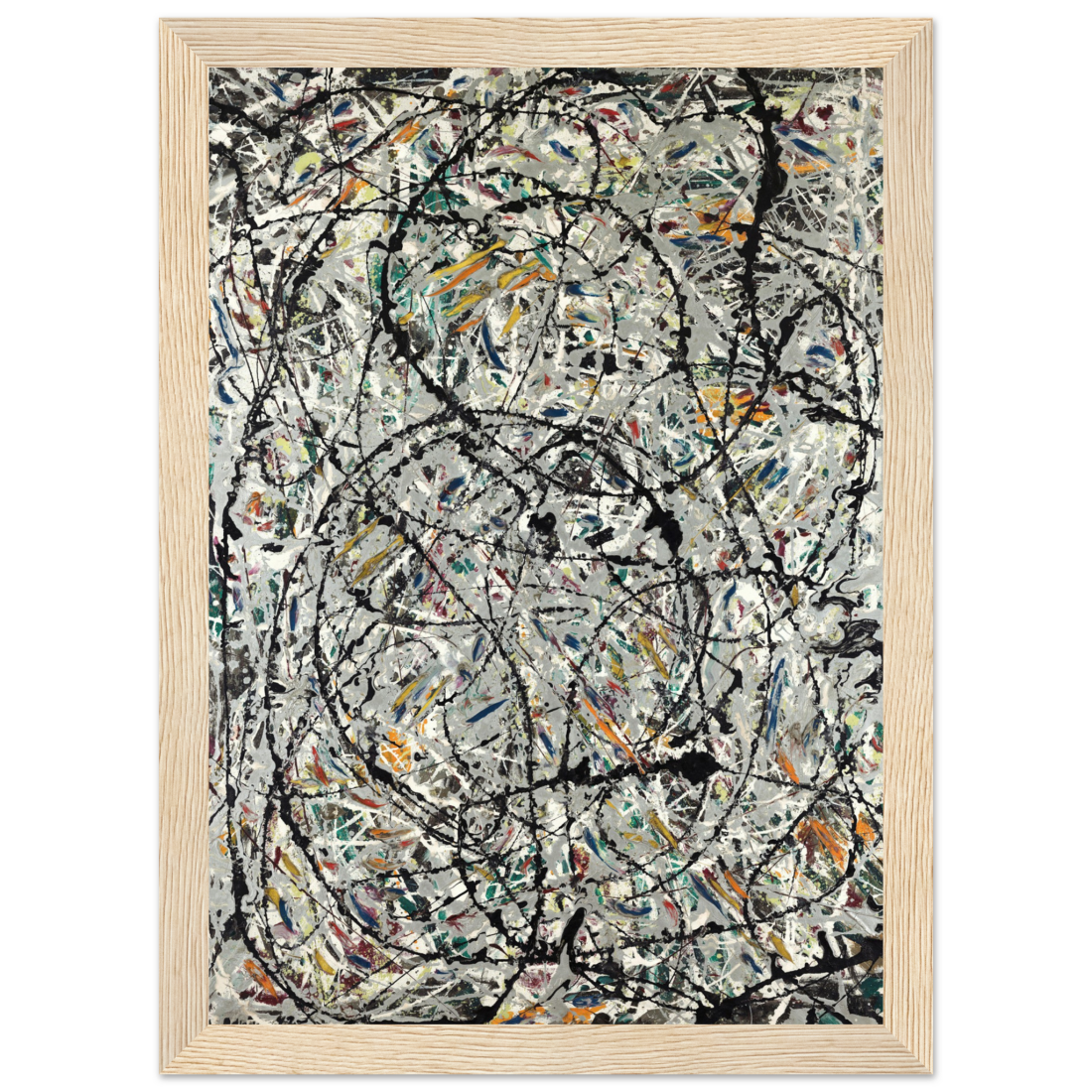Pollock - Watery Paths 1947 Artwork Poster