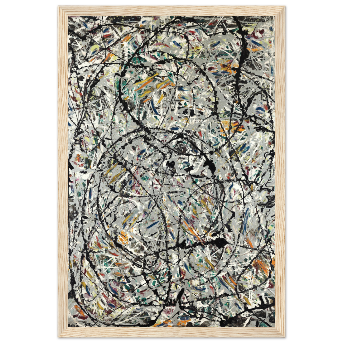 Pollock - Watery Paths 1947 Artwork Poster