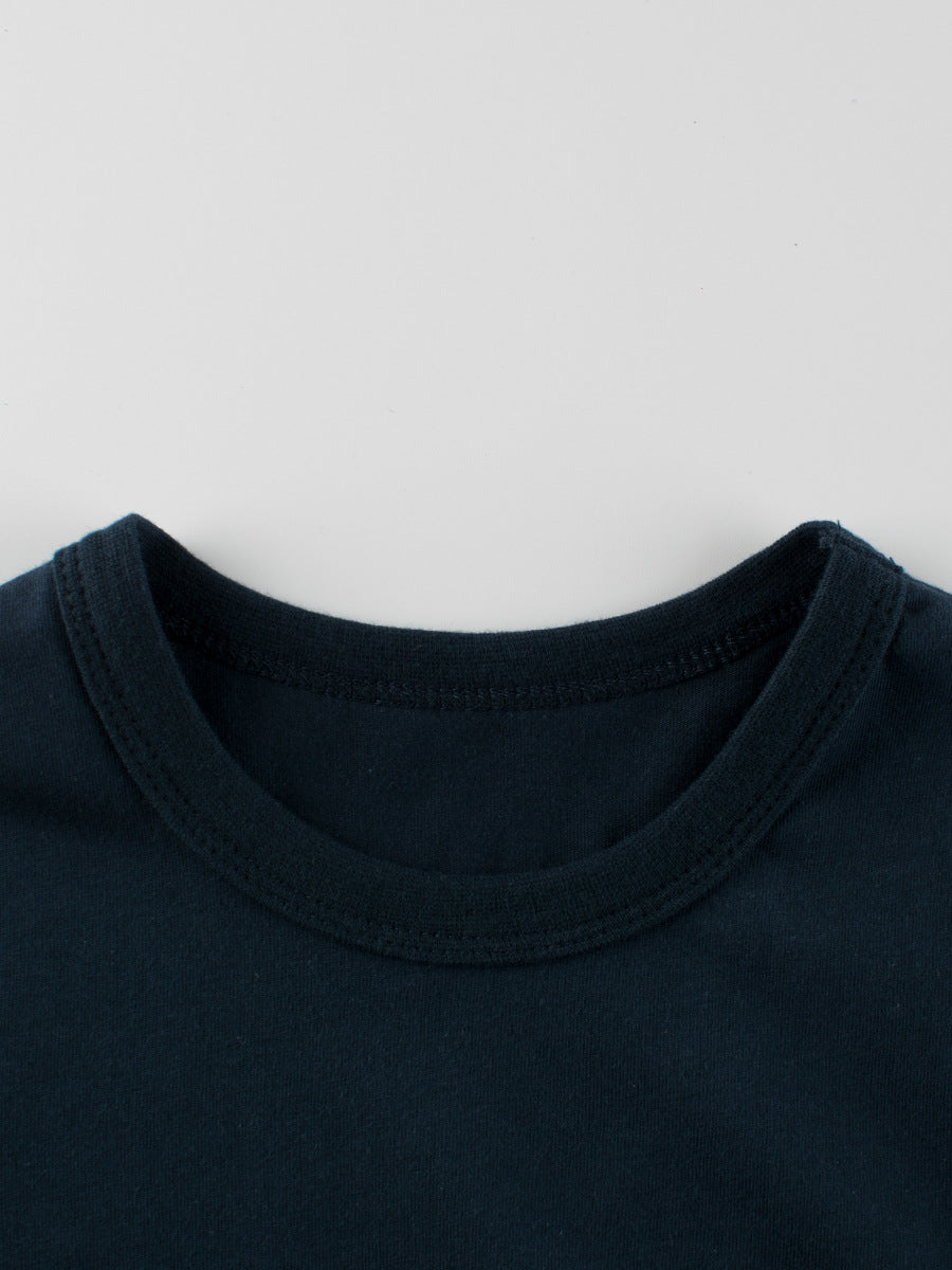 Boys’ Beach Print T-Shirt In European And American Style For Summer