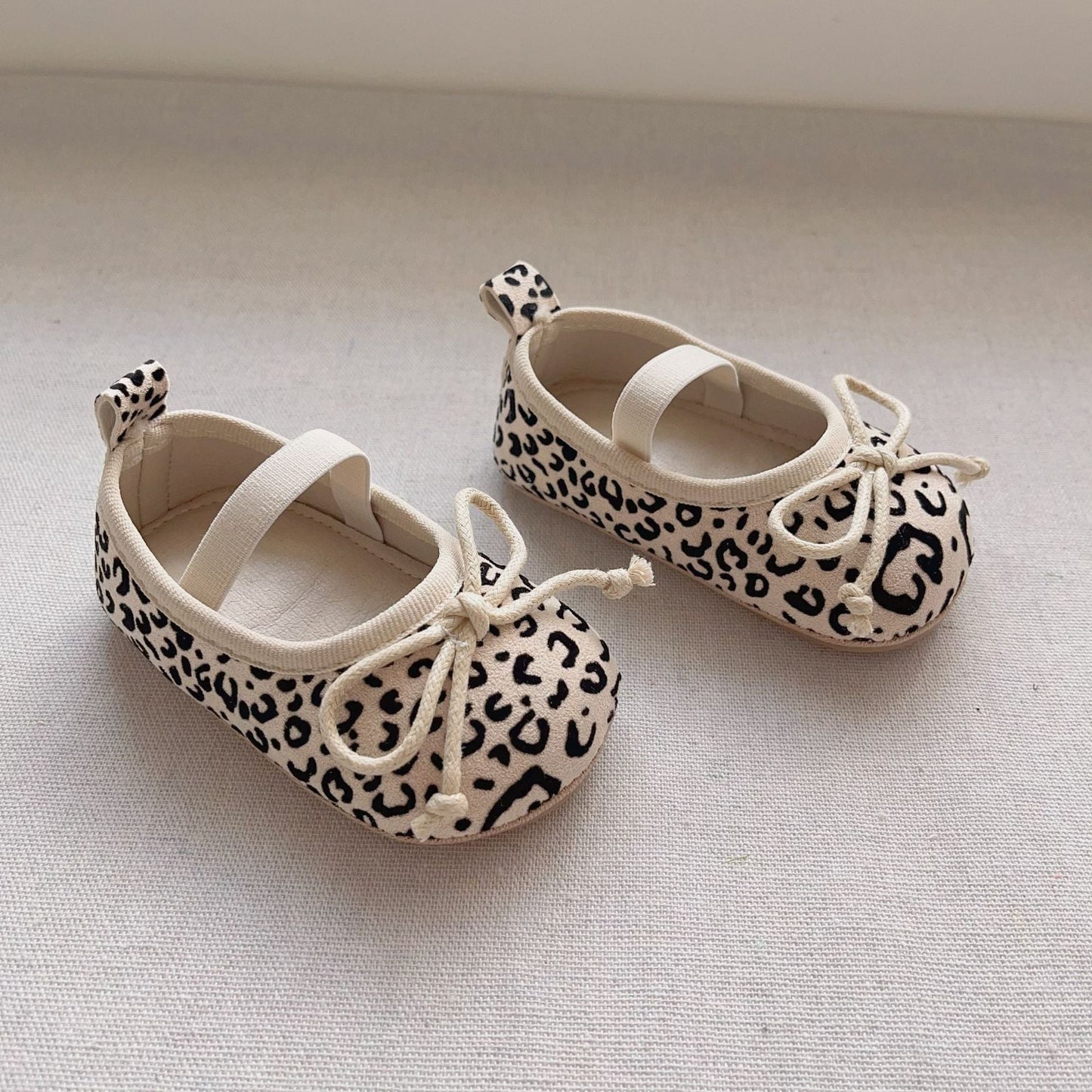 Autumn Baby Girl Leopard Pattern Toddler Soft-Sole Anti-slip Walking Shoes-3