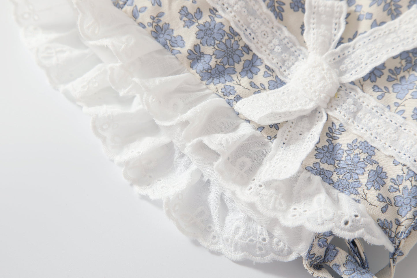 Baby Girl Short Sleeve False Little Floral Print Party Dress