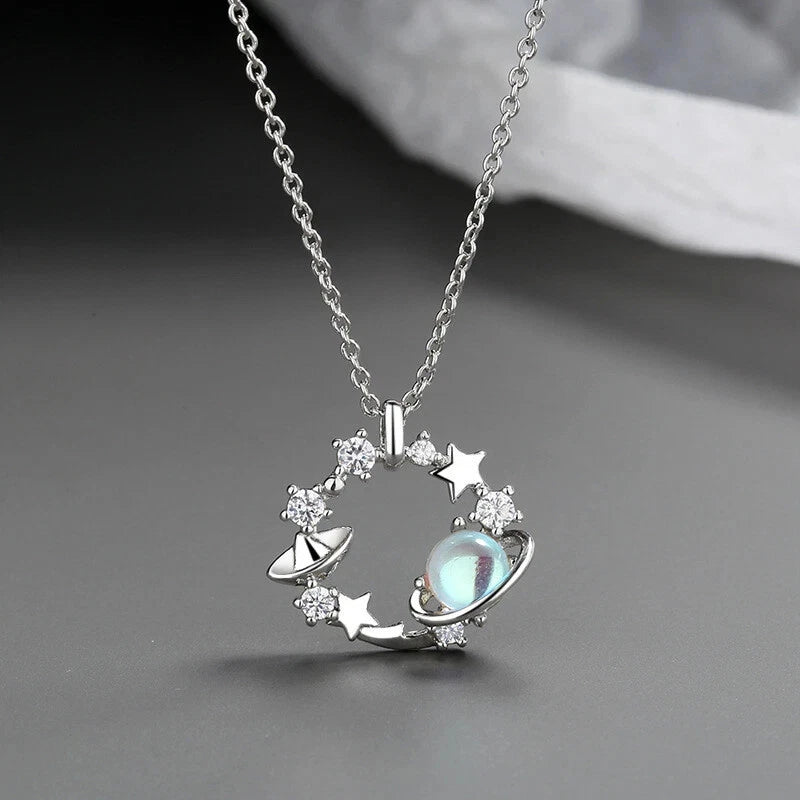 Colorful Star Pendant Necklaces for Women Luxury Jewelry with gift box