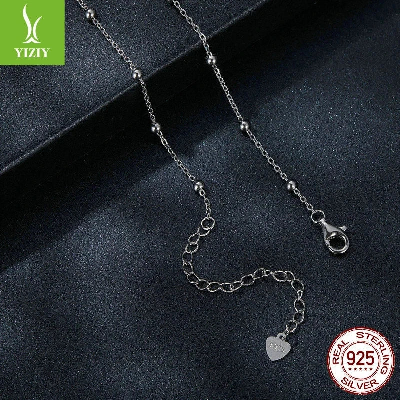Daily Stylish Real 925 Slver The Light of the Stars 0.5CT Necklace Gifts Jewelry