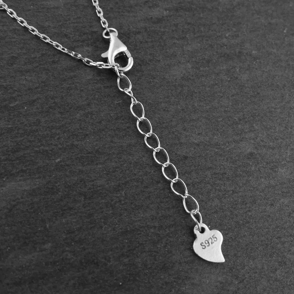 Stars Y Necklace - 925 Sterling Silver - Lariat Star Dangle Celestial Gift