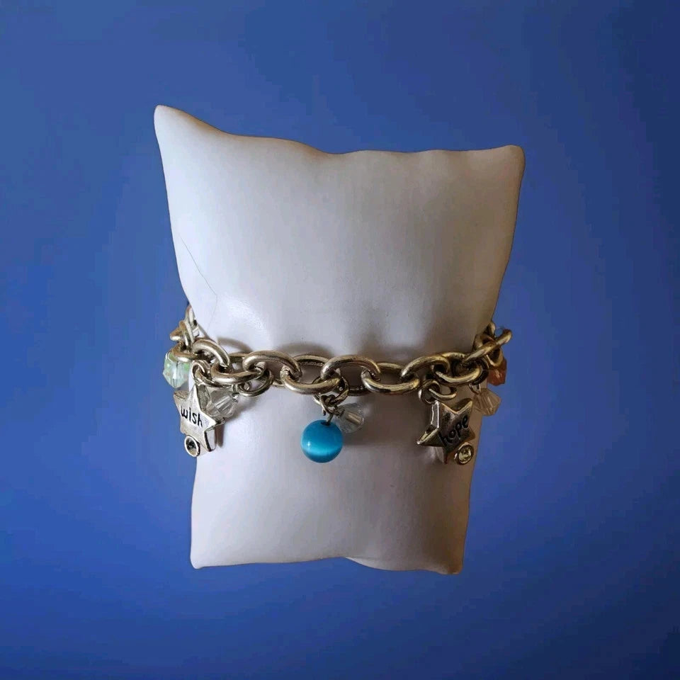 AJMC Inspirational Star & Charm Bracelet Size 7.5