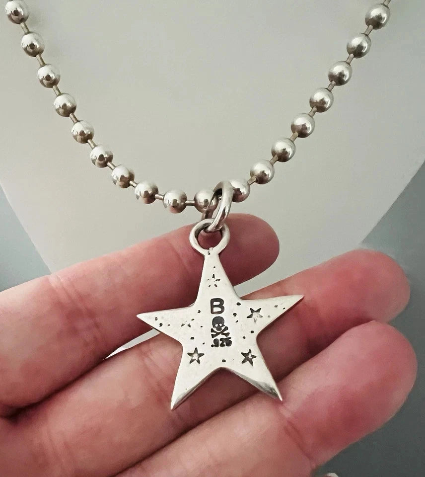 Silver Star Pendant Necklace