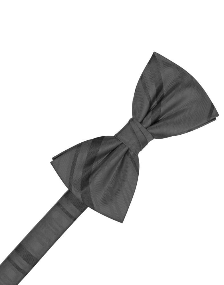 Striped Satin Bow Tie Pre-Tie-10