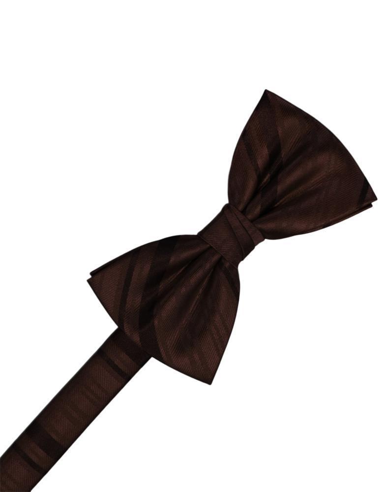 Striped Satin Bow Tie Pre-Tie-57