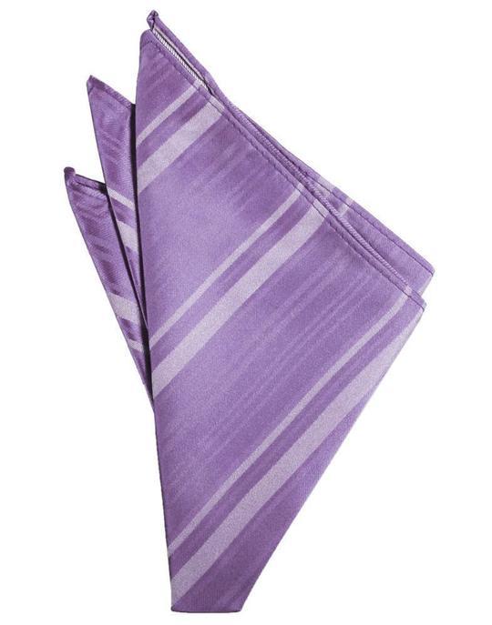 Striped Satin Pocket Square-63