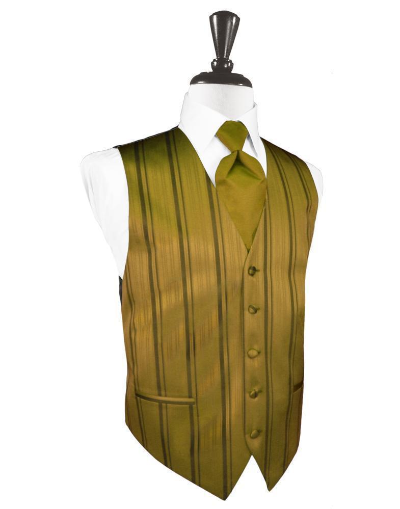 Striped Satin Tuxedo Vest 10-5