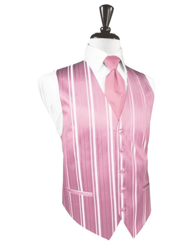 Striped Satin Tuxedo Vest 10-4