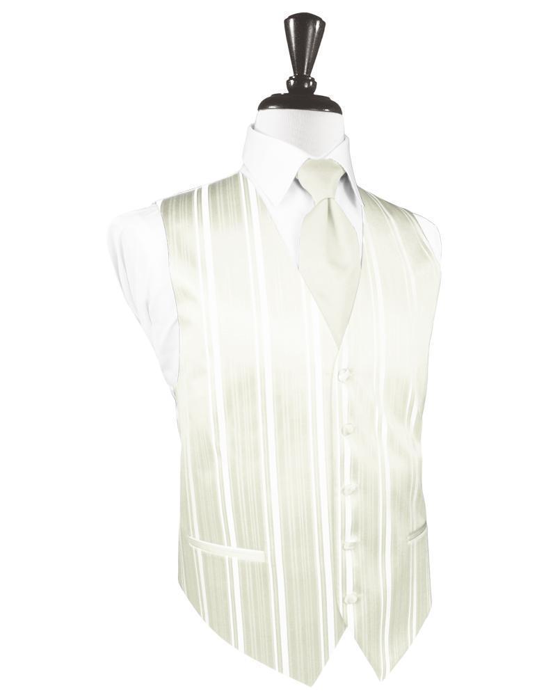 Striped Satin Tuxedo Vest-3