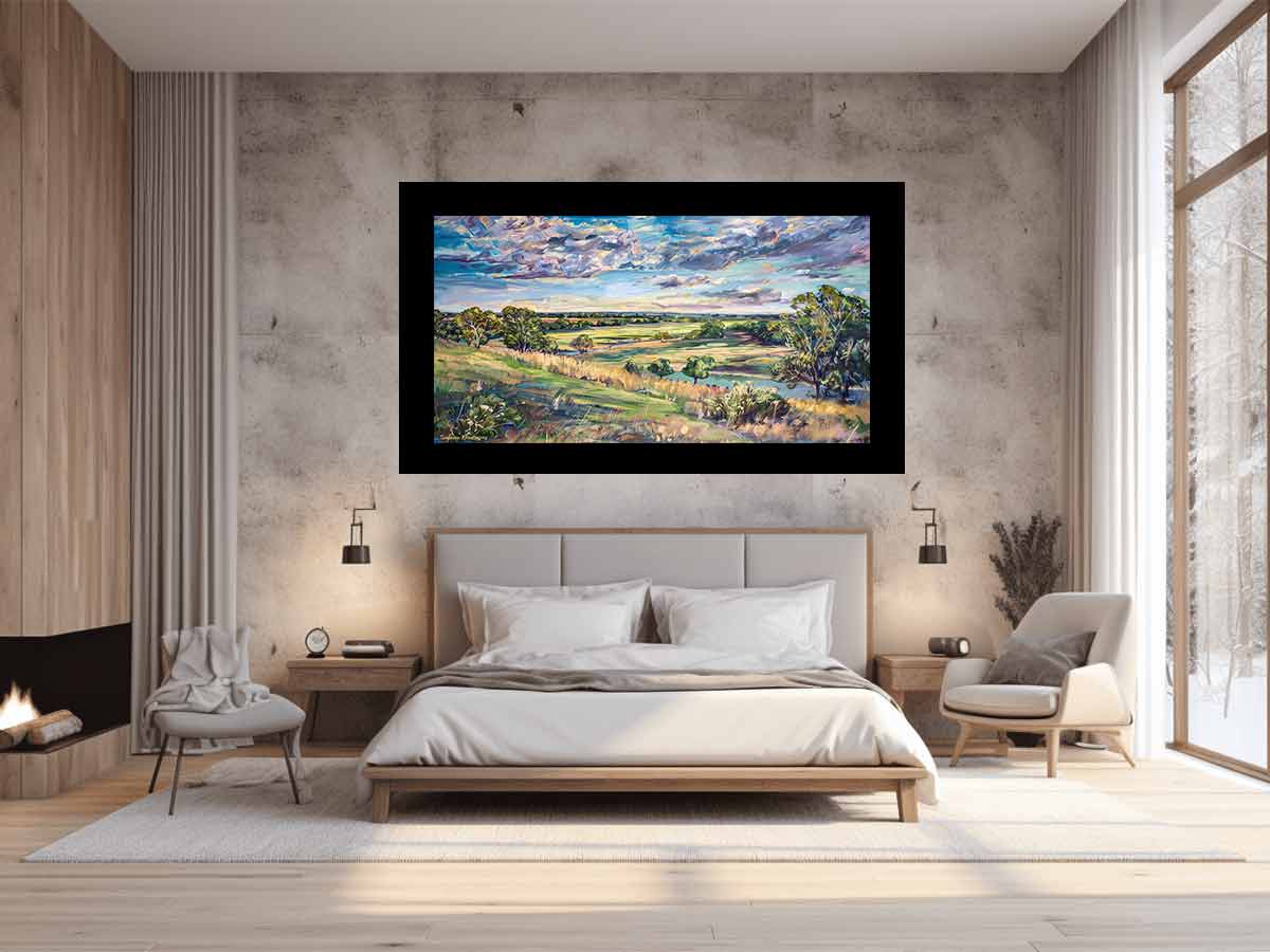 Countryside Canvas Painting Artwork