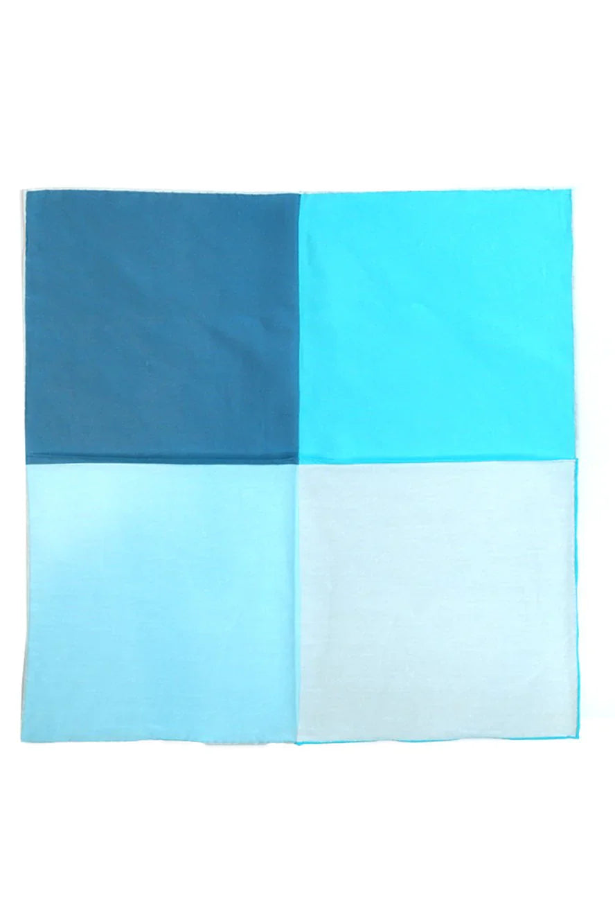 Silk & Cotton Blend Quad Pocket Square-9