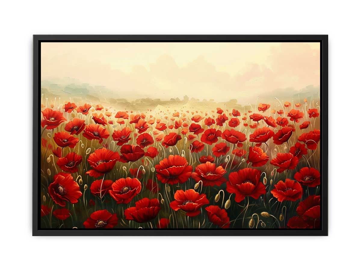 Poppy Field Canvas Artwork