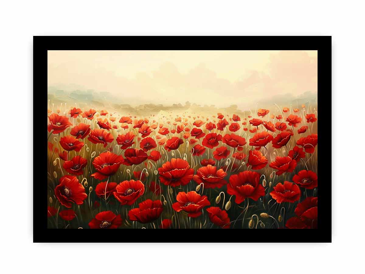 Poppy Field Canvas Artwork