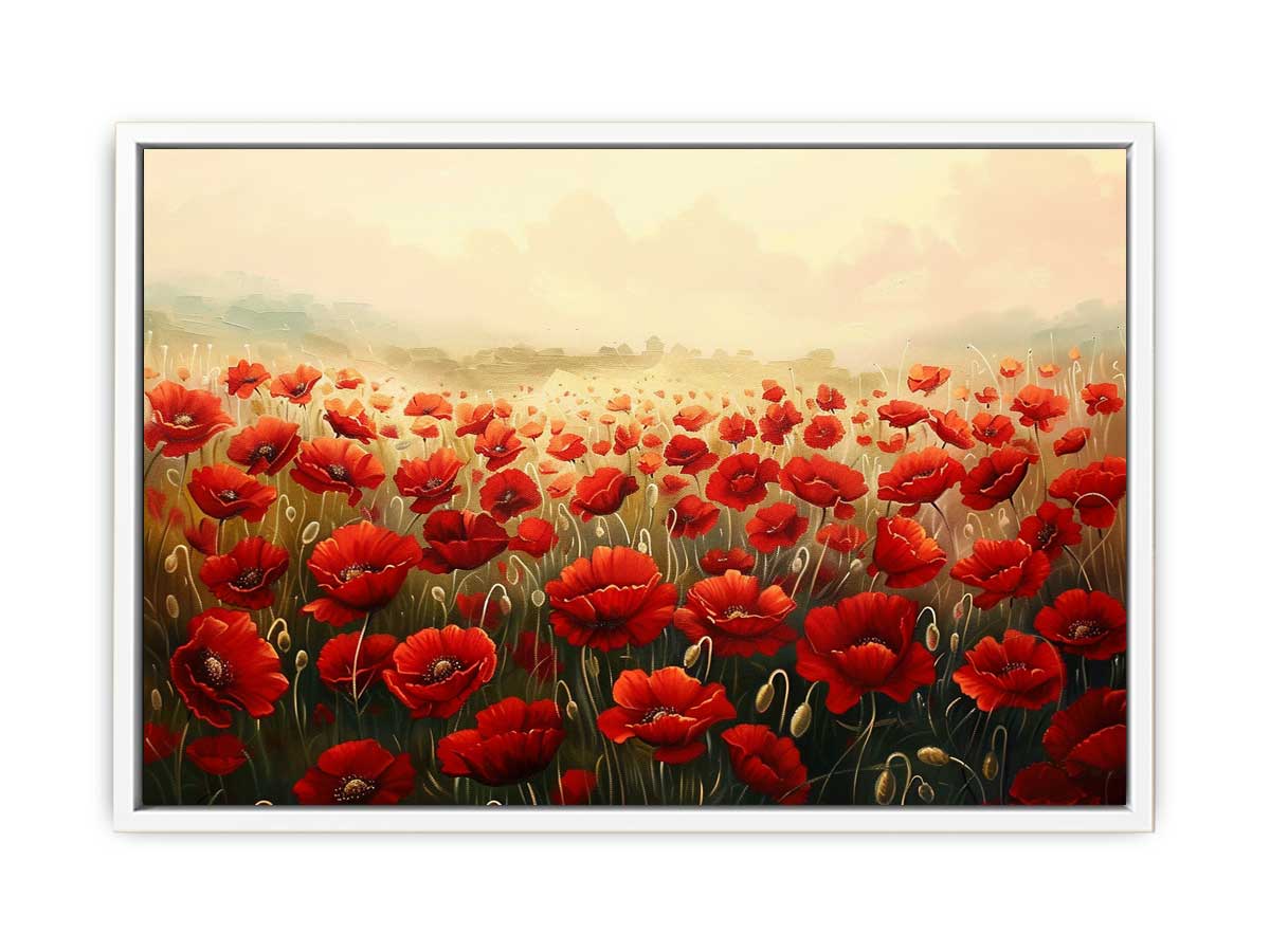 Poppy Field Canvas Artwork