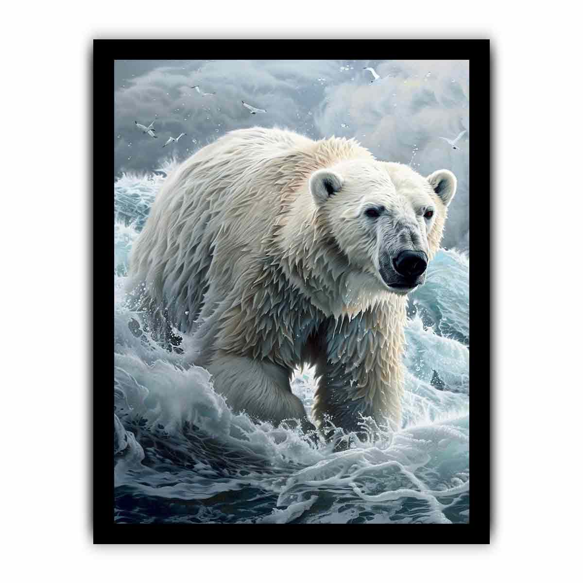 Polar Bear Canvas Art Print