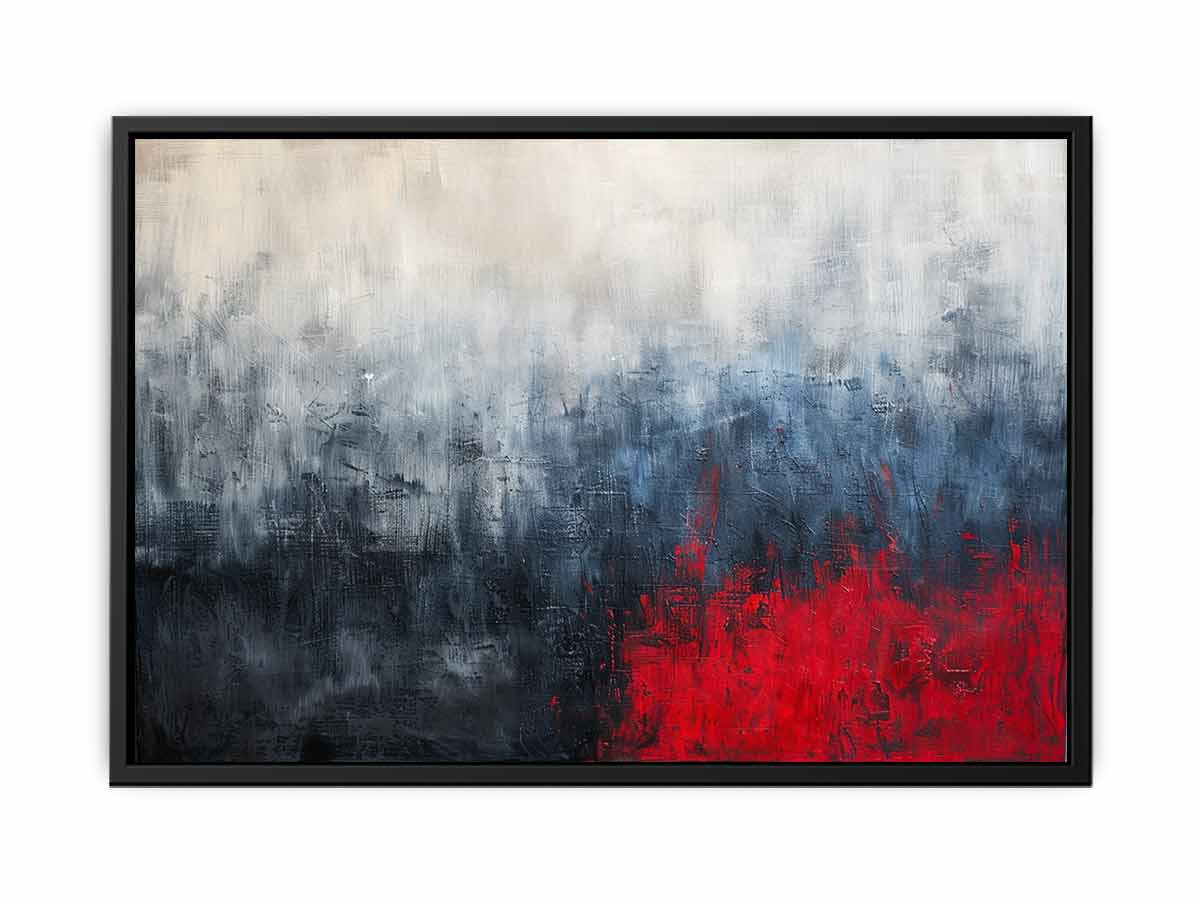 Red Blue Fine Art Painting