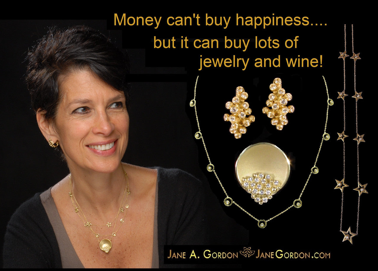 Grapes Drop Earrings-18K Gold and Diamonds-11