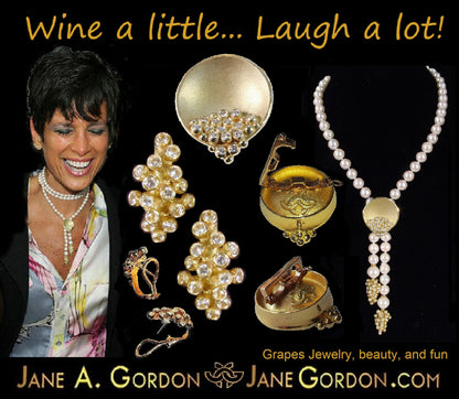 Grapes Drop Earrings-18K Gold and Diamonds-16