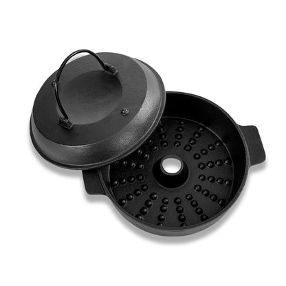 NNEAGS 28cm Cast Iron Dutch Oven Pre-Seasoned Cast Iron Pot with Lid