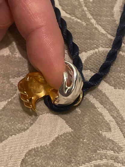 Leona's Healing Hands, Locket for Crystals or Essential Oils, Sterling Silver