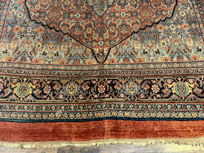 Antique Persian Bijar Rug 7x15-4