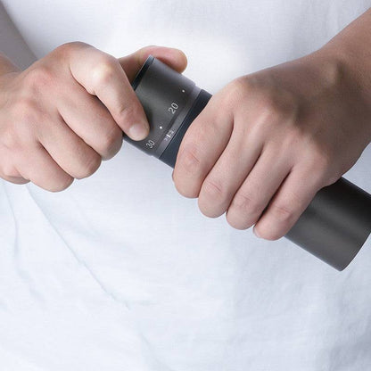 StepUP Coffee Manual Portable Coffee Bean Grinder with Adjustable Burrs