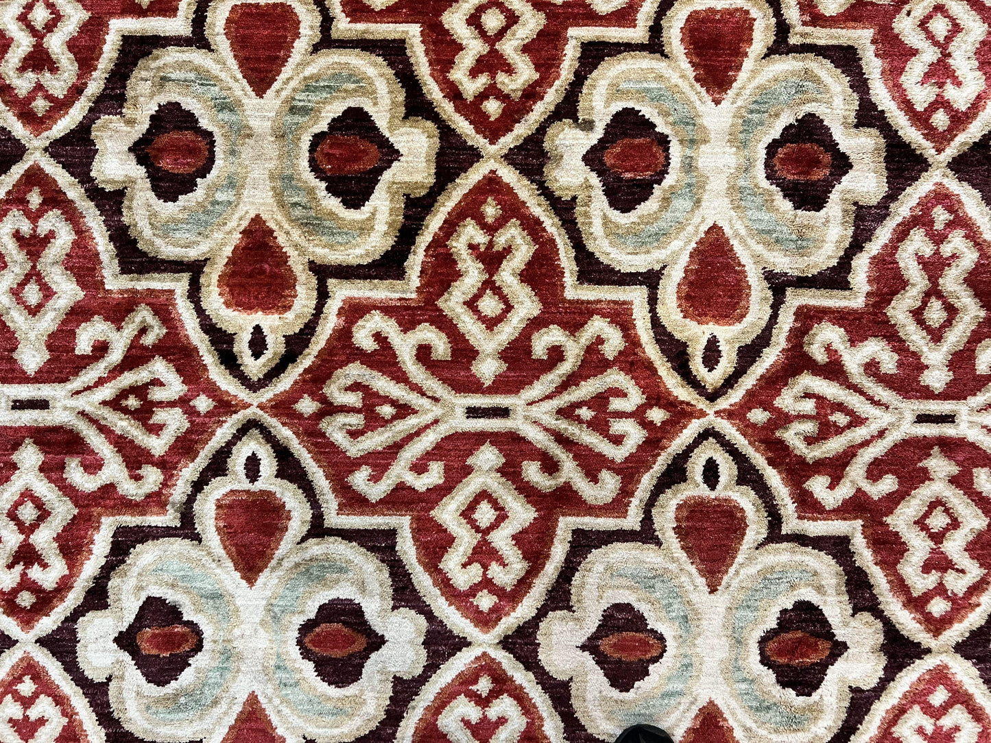 Portuguese Rug 9x12, Vintage Carpet, Handmade Wool Rug