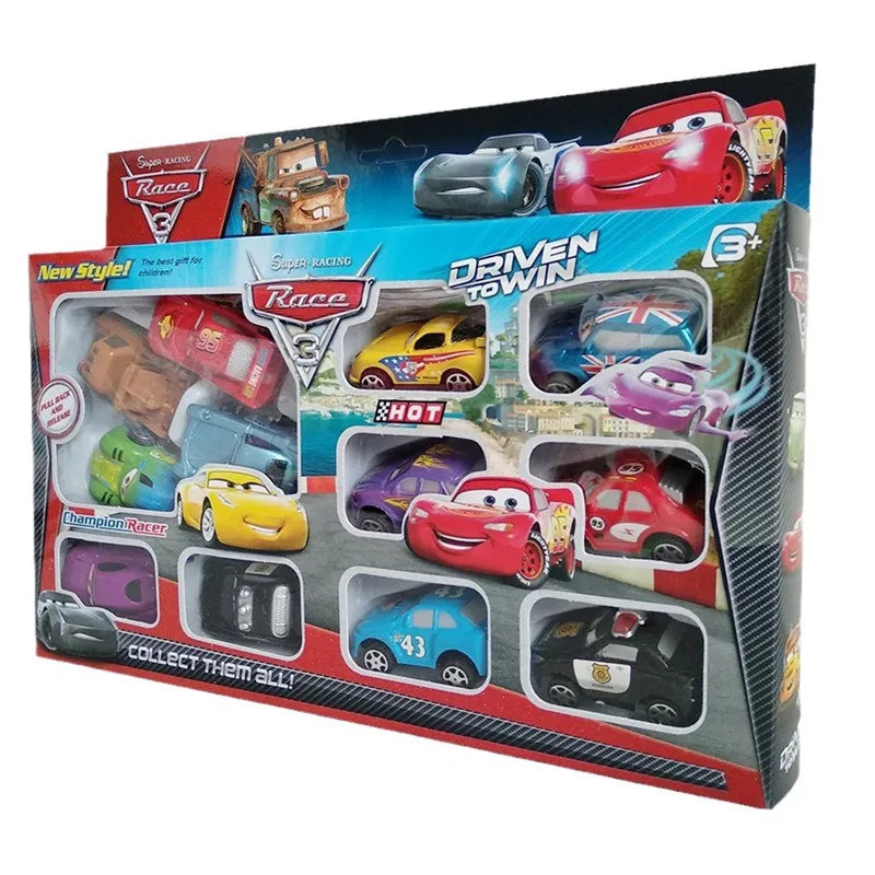 Disney Pixar Cars Lightning McQueen Toy Set (12Pcs)-1