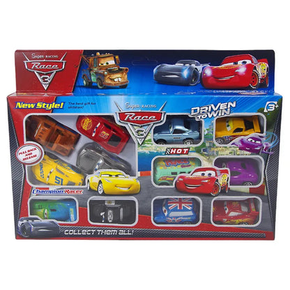 Disney Pixar Cars Lightning McQueen Toy Set (12Pcs)-3
