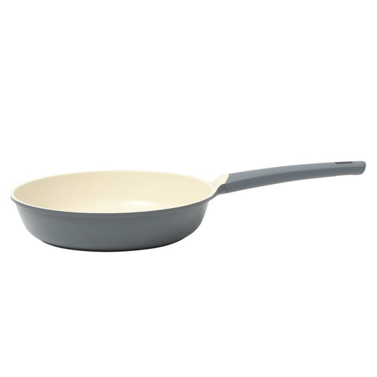 Oster Rooney 12 Inch Ceramic Nonstick Cast Aluminum Frying Pan in Grey