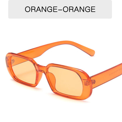 Retro Small Frame Sunglasses Colorful Fashion Sunglasses