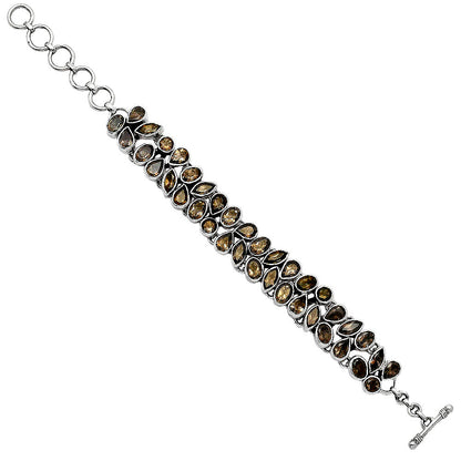 Natural Smoky Quartz - Brazil Bracelet B-1045 17-EB10080